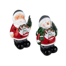 Christmas Ceramic Figure with LED lights